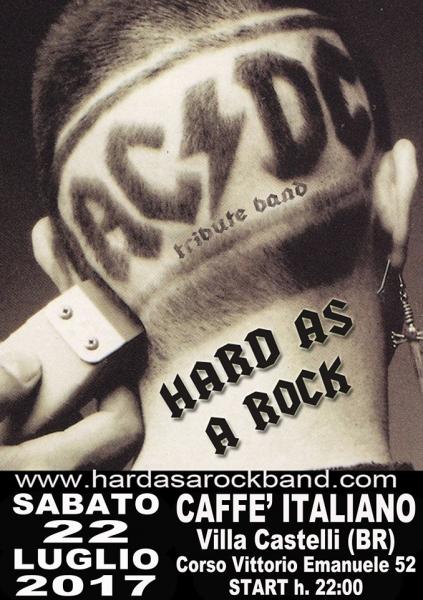 Hard As A Rock AC/DC Tribute at Caffe' Italiano, Villa Castelli