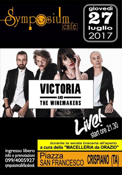 Victoria and the Winemakers live al Symposium
