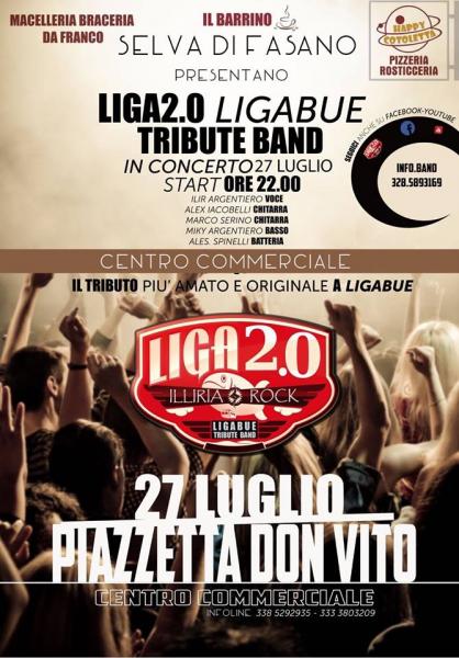 Liga 2.0-Illiria Rock - Ligabue Tribute Band in concerto -