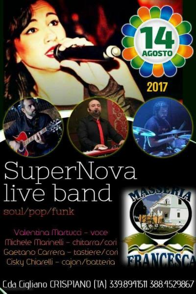 Notte di Ferragosto: SuperNova live band