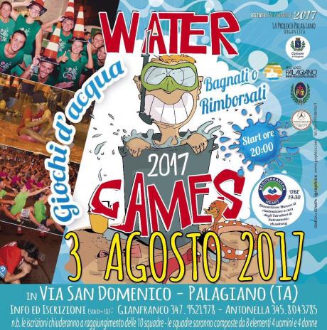 WATER GAMES 2017..Bagnati o Rimborsati!