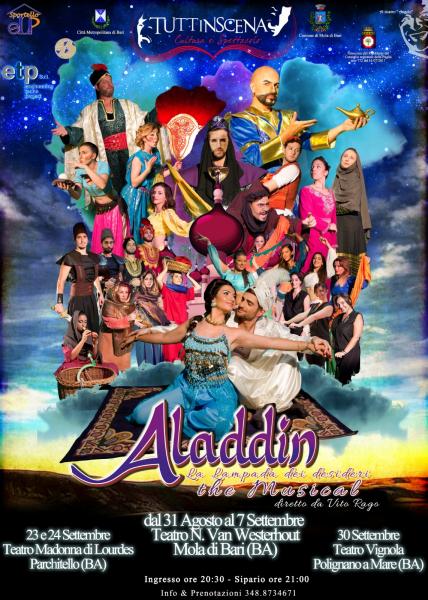 "Aladdin: la lampada dei desideri- the musical" diretto da Vito Rago