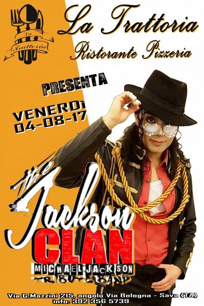 The JACKSON CLAN Live at TRATTORIA Ristorante Pizzeria , Sava (TA)