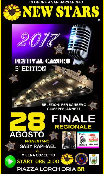 New Stars 2017 Finale Regionale Oria - Selezioni per Sanremo
