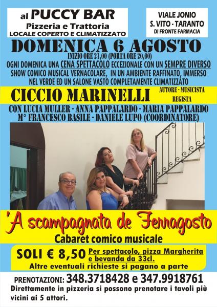 Compagnia Marinelli Alla Pizzeria Puccy Bar di S.Vito