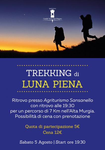 Trekking di Luna Piena