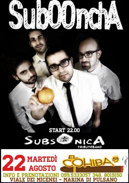 Subooncha Tributo ai Subsonica live a el Cohiba 59