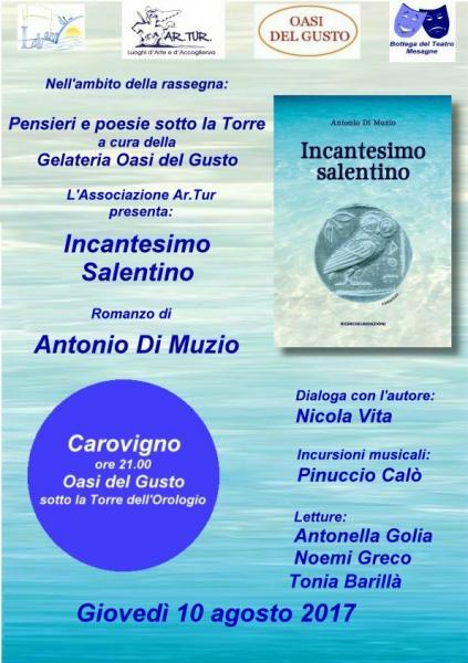 Presentazione del romanzo "Incantesimo Salentino" di Antonio Di Muzio