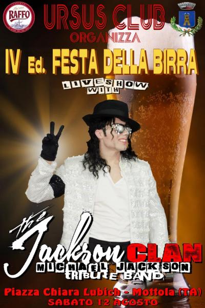 The JACKSON CLAN Live at FESTA DELLA BIRRA MOTTOLA (TA)