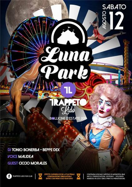 Sabato al Trappeto Lido e' Luna Park Night
