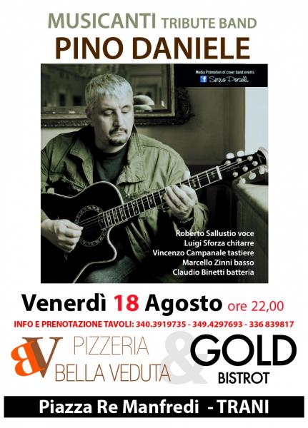 Musicanti Tribute Band Pino Daniele a Trani
