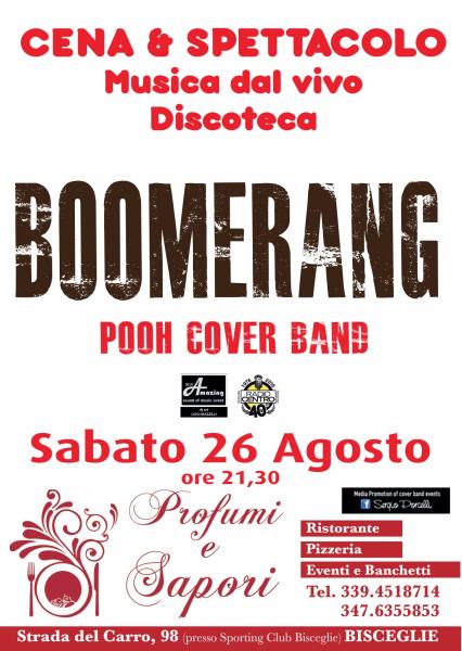 Boomerang - Cover Band dei Pooh a Bisceglie