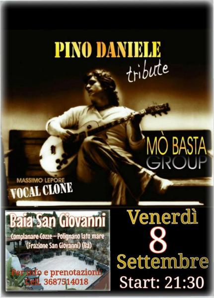 Mò basta group tribute band Pino Daniele live
