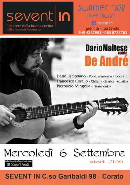 Dario Maltese canta De André a Corato!