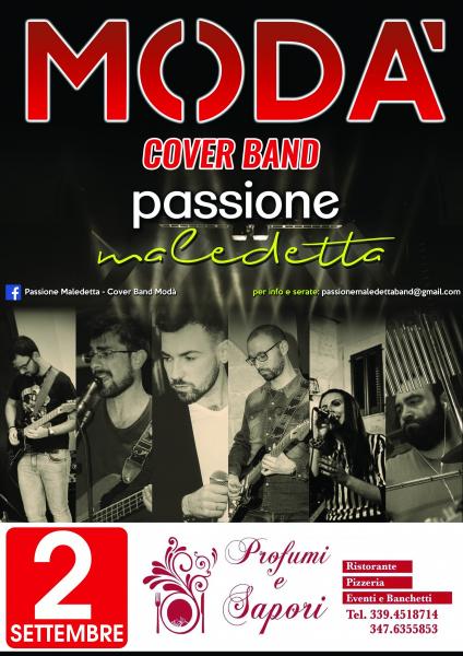 Passione Maledetta - Cover Band Modà live Profumi e Sapori Bisceglie (presso Sporting Club)