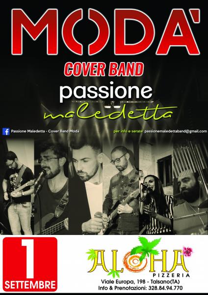 Passione Maledetta - Cover Band Modà live Pizzeria Aloha Talsano (TA)