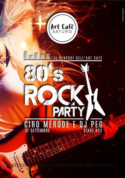 Rock Party con Ciro Merode e dj Peg