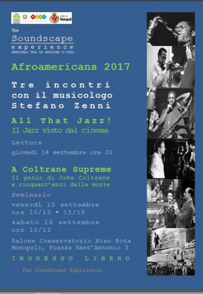 All That Jazz! il Jazz al Cinema. Lecture di Stefano Zenni