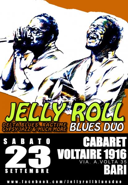 Jelly Roll Blues Duo live at Cabaret Voltaire