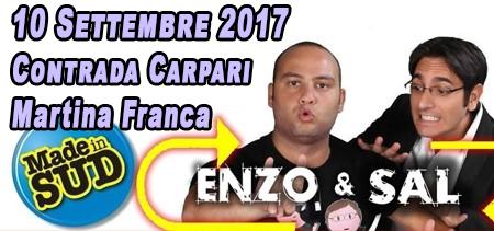 Enzo e Sal a Martina Franca - Festeggiamenti Contrada Carpari