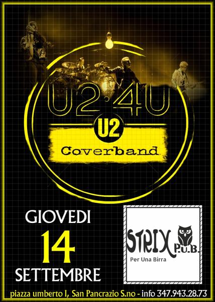 U2-4U live allo Strix Pub