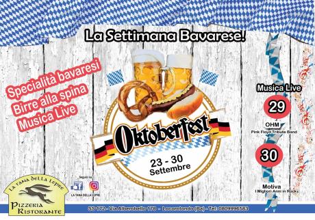 OKTOBERFEST alla TANA DELLA LEPRE Music-Beer&Food!