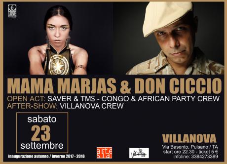 Mama Marjas & Don Ciccio in concerto + Dj set / inaugurazione autunno - inverno 2017/18
