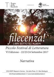 Festival "filecenza! Libri sotto gli Alberi" - Narrativa