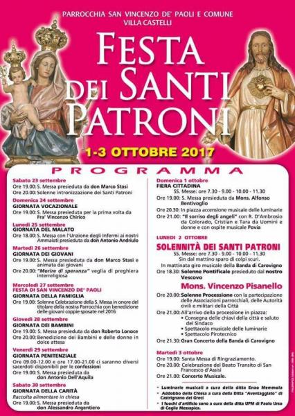 Festa dei Santi Patroni- la "festa bbona" in Tour!