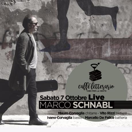 Marco Schnabl live al Caffè Letterario