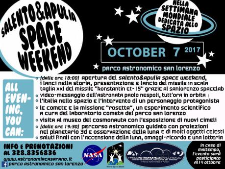 “Salento&Apulia Space Weekend”