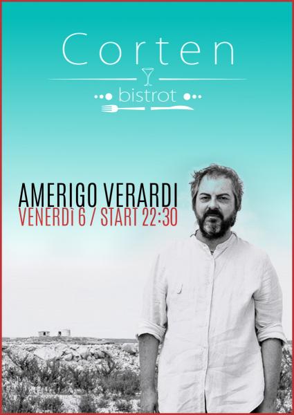 Amerigo Verardi live @ Corten bistrot / Cantautorato Rock