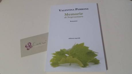 Memorie di Negroamaro: il romanzo di Valentina Perrone il 15 ottobre a Parabita (LE)