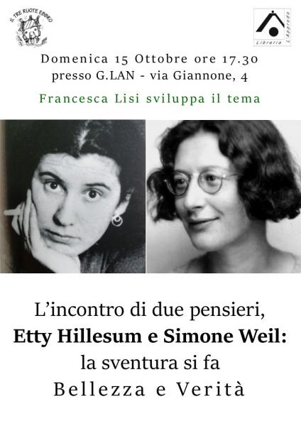 Etty Hillesum e Simone Weil, l'incontro di due pensieri
