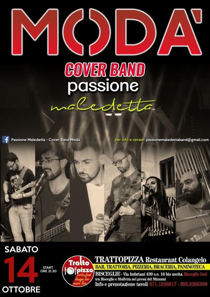 Passione Maledetta - Cover Band Modà live Trattopizza Colangelo Bisceglie