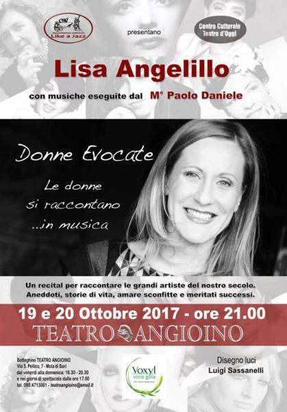 " Donne Evocate - Le Donne si Raccontano ...in Musica" recital di Lisa Angelillo