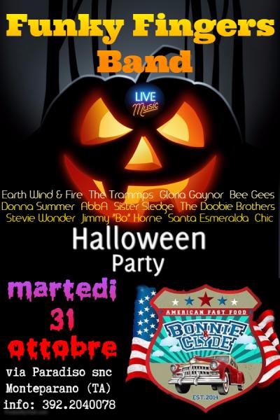 Funky Fingers Band Halloween Party Live