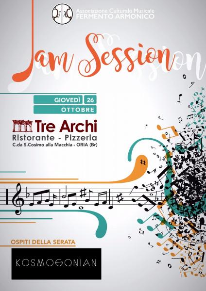 Jam Session & KOSMOGONIAN Live @ TRE ARCHI