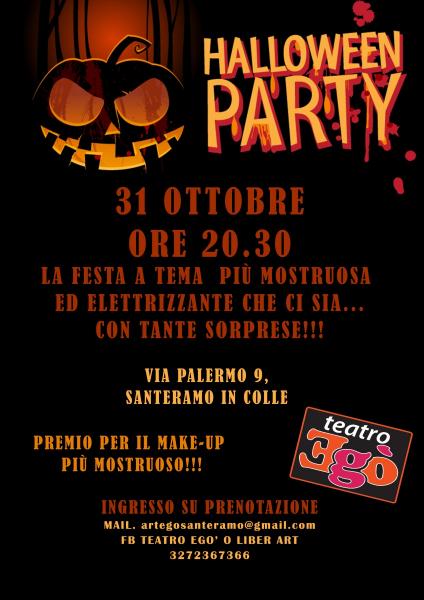 Halloween Party: Premio per il Make up Piu' Mostruoso