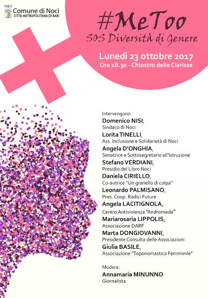 #MeToo SOS DIVERSITÀ DI GENERE