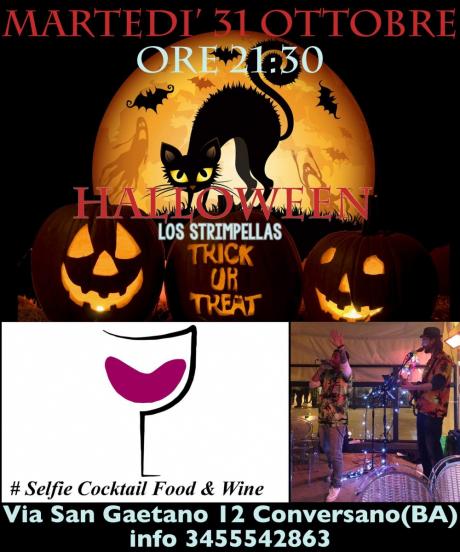 Halloween da paura con i Los Strimpellas al Selfie Cocktail Food&Wine