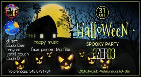 Halloween Spooky Party al 12.03 CITY CLUB