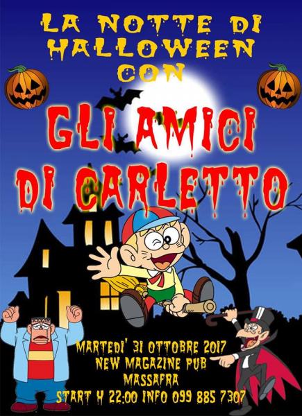 Halloween party con Gli amici di Carletto live