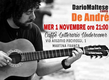 Dario Maltese canta De André LIVE