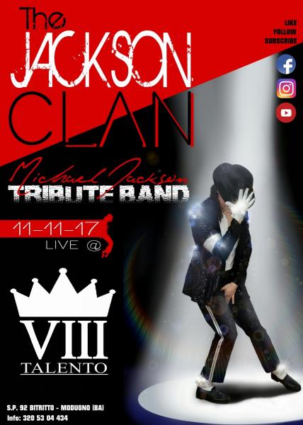 The JACKSON CLAN Live at VIII Talento - Modugno (BA)