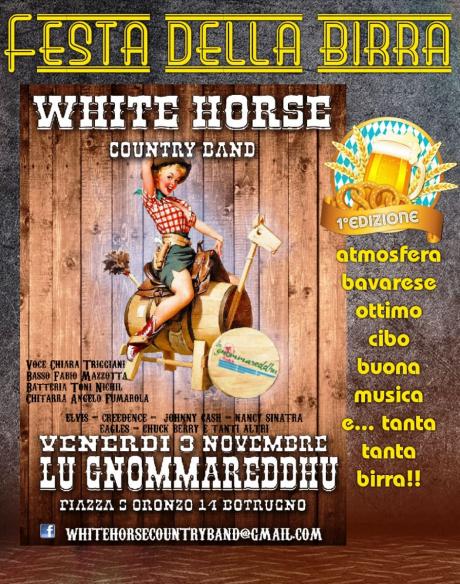 1° Festa della Birra a "Lo Gnommareddhu" live White Horse Country Band