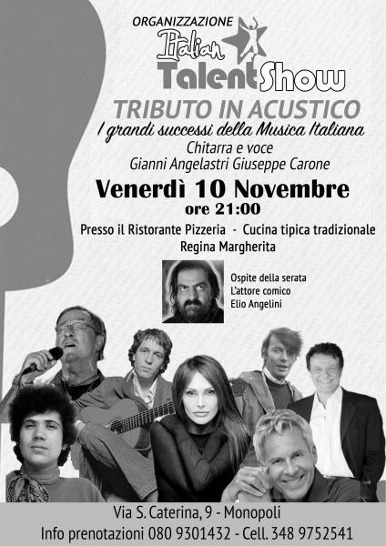 Tributo in Acustico ai Grandi Cantautori Italiani