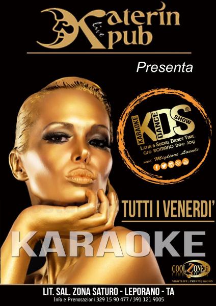 Karaoke Dance Show al Katerin Pub: Tutti i Venerdì