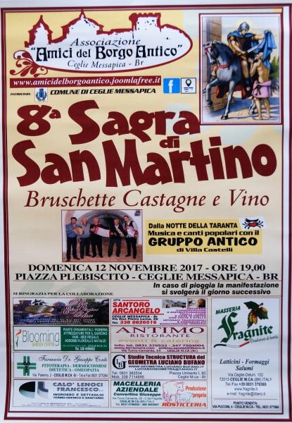 8^ Sagra di S. Martino - Bruschette, Castagne e Vino
