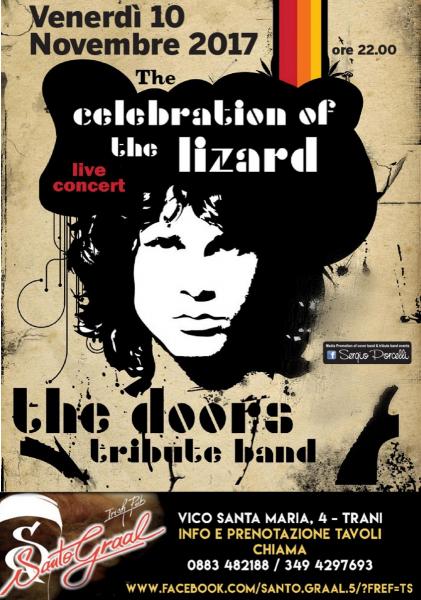 The Celebration of the Lizard The Doors tribute band a Trani